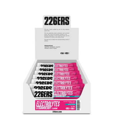 BOX VEGAN GUMMY BAR 226ers - wegański żelek o smaku truskawek, 30g. (42 sztuki)